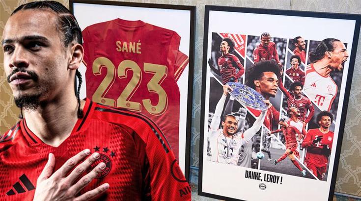 Bayern Münih'ten Leroy Sane'ye veda