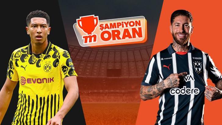 Borussia Dortmund’un rakibi Sergio Ramos’lu Monterrey! Maçın heyecanı Canlı Sohbet ve Şampiyon Oranlar ile Misli'de