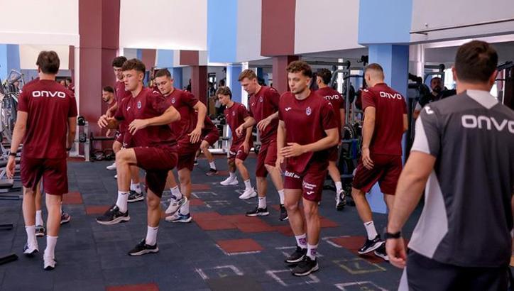 Trabzonspor salonda çalıştı