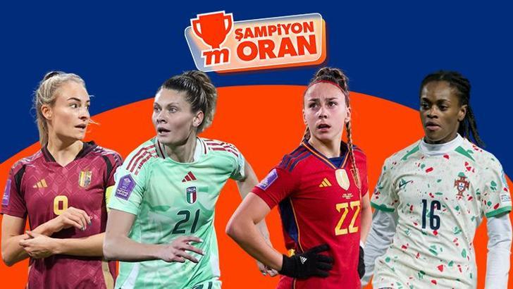 Avrupa Kadınlar Futbol Şampiyonası iki maç oynanacak! Maçların heyecanı Canlı Sohbet ve Şampiyon Oranlar ile Misli'de