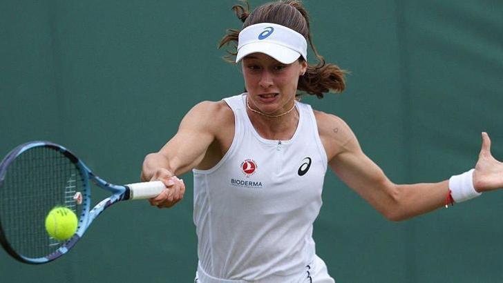 Milli tenisçi Zeynep Sönmez, Wimbledon'a veda etti