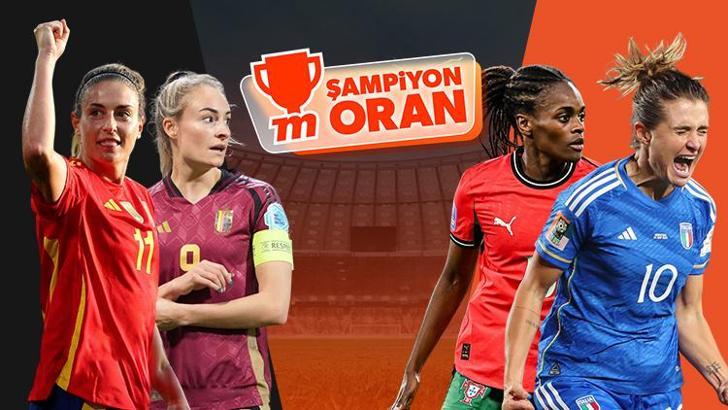 Avrupa Kadınlar Futbol Şampiyonası'nda iki maç oynanacak! Maçların heyecanı Canlı Sohbet ve Şampiyon Oranlar ile Misli'de