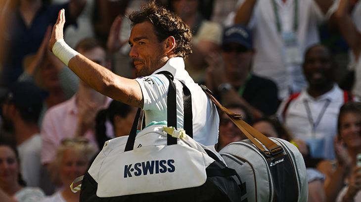 Fabio Fognini hangs up racket after Alcaraz epic at Wimbledon