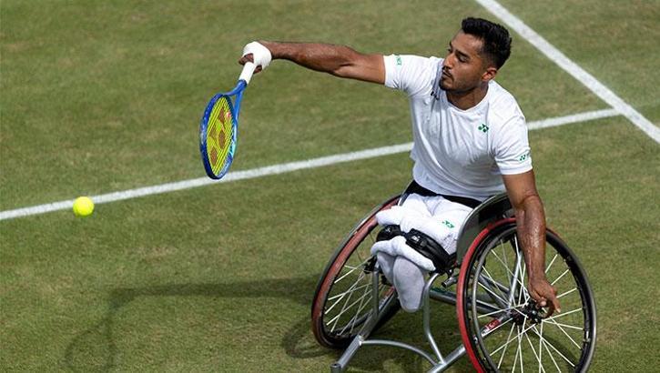 Milli tenisçi Ahmet Kaplan, Wimbledon'da yarı finale yükseldi