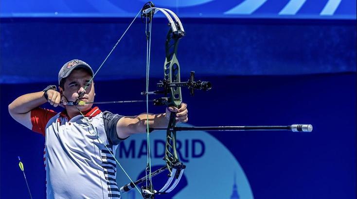 Milli okçu Emircan Haney, İspanya'da gümüş madalya aldı