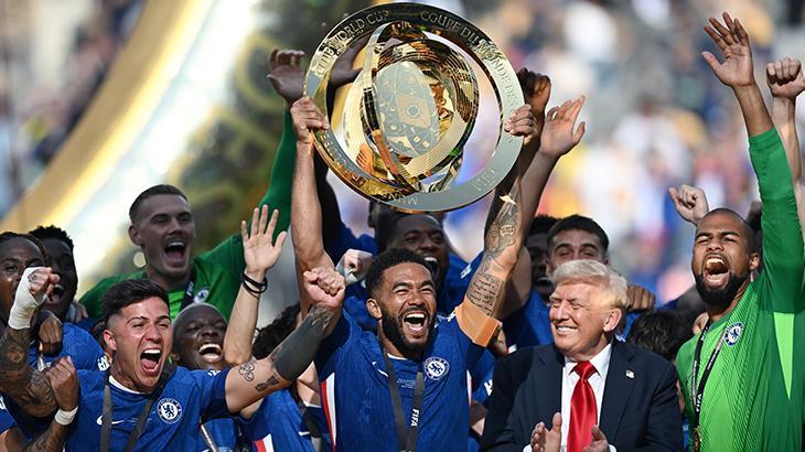 How did Trump steal spotlight at Chelsea's Club World Cup celebration?
