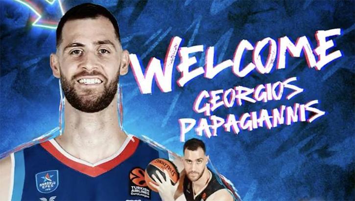 Anadolu Efes'ten kadroya bir takviye daha! Papagiannis imzayı attı