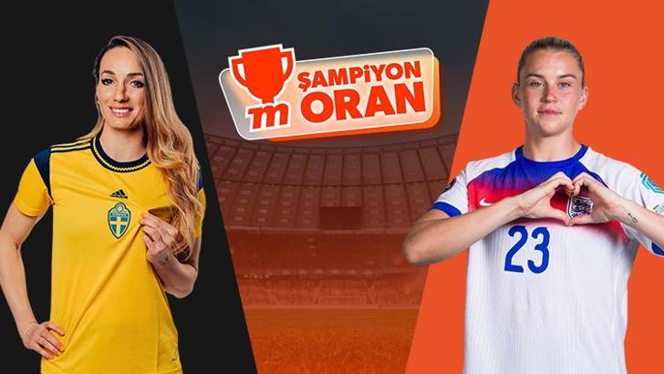 İsveç ve İngiltere, 2025 Kadınlar Avrupa Şampiyonası Çeyrek Finali'nde karşı karşıya! Maçın heyecanı Şampiyon Oranlar ile Misli'de