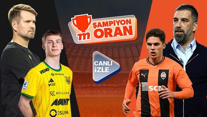 Arda Turan’ın takımı Shakhtar, Ilves Tampere deplasmanında! Maçın heyecanı Canlı Yayın Şampiyon Oranlar ile Misli'de