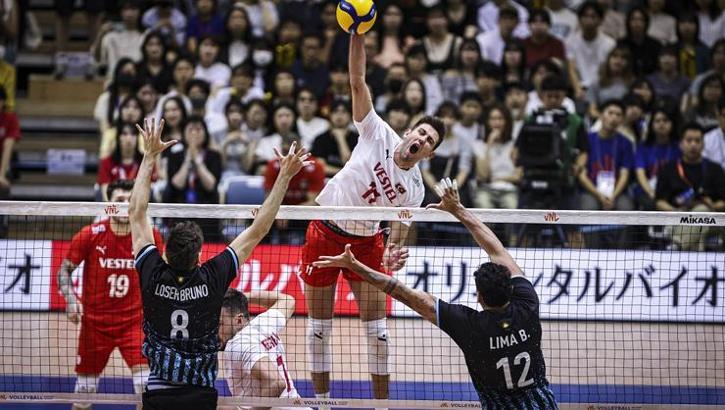 A Milli Erkek Voleybol Takımı, Arjantin'e kaybetti