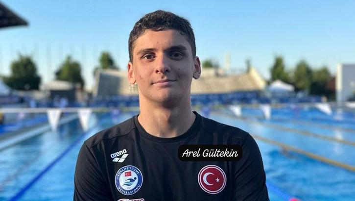 Milli yüzücü Arel Gültekin'den altın madalya