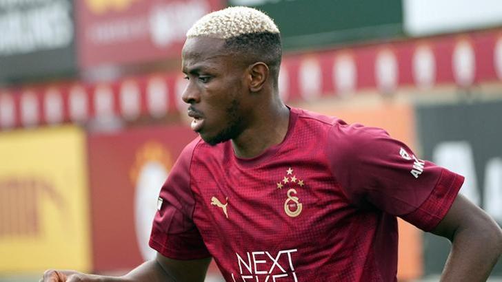 Galatasaray'da Victor Osimhen ilk idmanına çıktı!