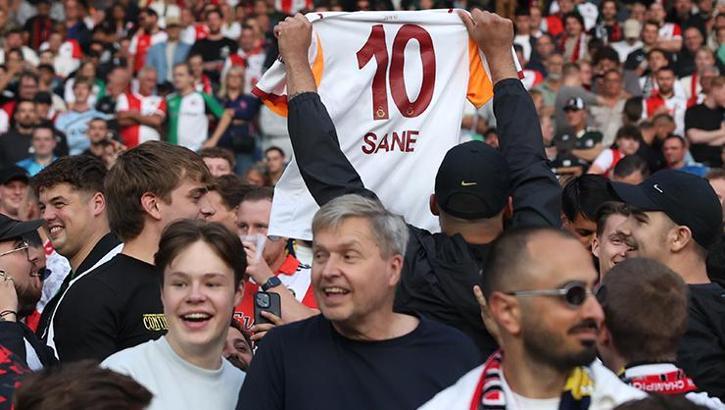 Feyenoord-Fenerbahçe maçında Sane sürprizi! Galatasaray'ın yeni yıldızını tribünden sergilediler
