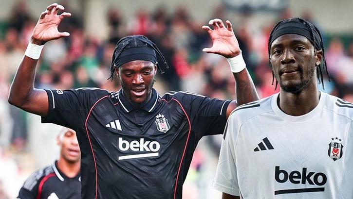Beşiktaş'ın yıldızı Tammy Abraham şov yaparak başladı! İlk yarıda hat-trick yaptı