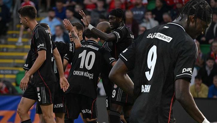 Beşiktaş, Dublin'de gol oldu yağdı! Kartal, UEFA Konferans Ligi 3. Eleme Turu ilk maçında farklı galip... (MAÇ ÖZETİ St. Patrick's 1-4 Beşiktaş)