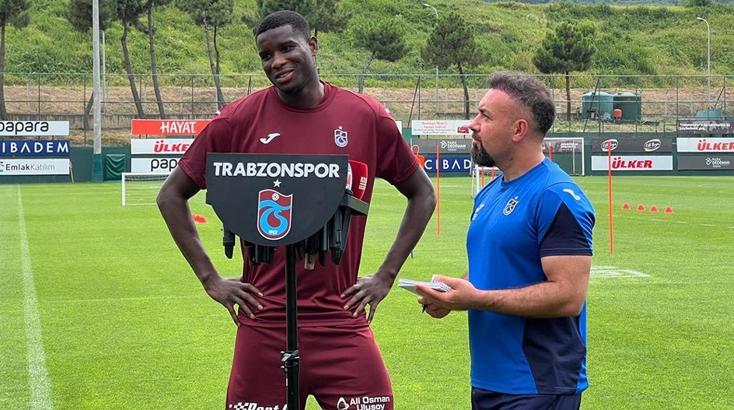 Trabzonspor'da Paul Onuachu: Tekrar burada olmak beni mutlu ediyor