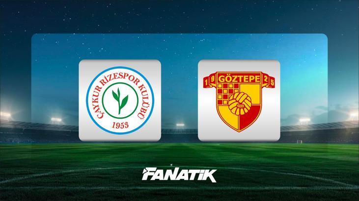Çaykur Rizespor - Göztepe maçı ne zaman, saat kaçta hangi kanalda?