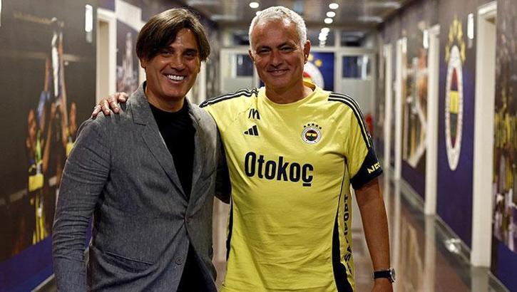 Vincenzo Montella'dan Fenerbahçe'ye sürpriz ziyaret! Jose Mourinho ile görüştü