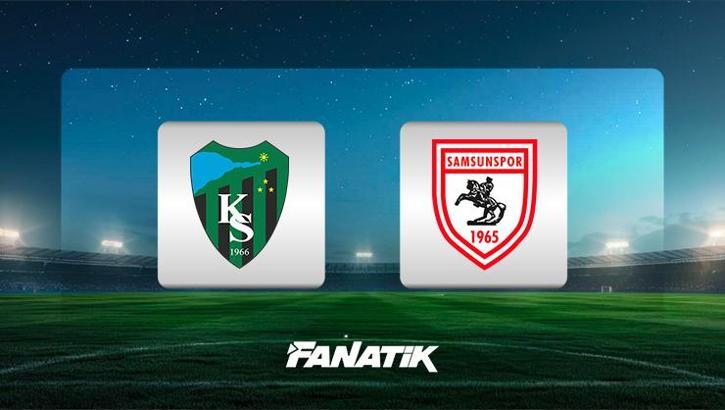 Kocaelispor-Samsunspor maçı ne zaman, saat kaçta, hangi kanalda canlı yayınlanacak? (Muhtemel 11'ler)