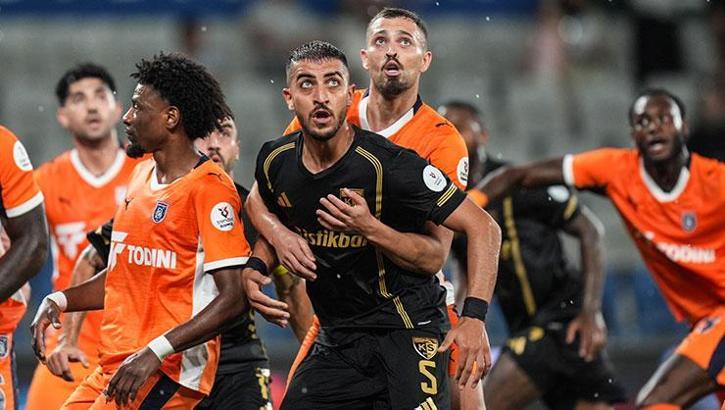 Başakşehir üstünlüğünü koruyamadı, puanlar paylaşıldı! Başakşehir - Kayserispor maç sonucu: 1-1