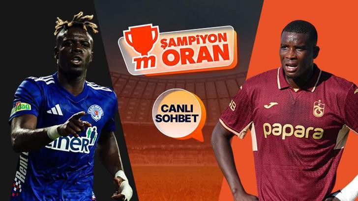 Trabzonspor, Kasımpaşa karşısında! Maçın heyecanı canlı sohbet ve Şampiyon Oranlar ile Misli’de