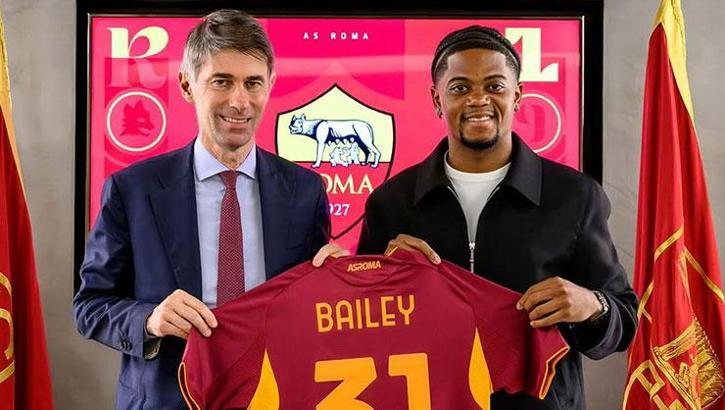 Roma'nın yeni transferi Leon Bailey ilk antrenmanında sakatlandı!