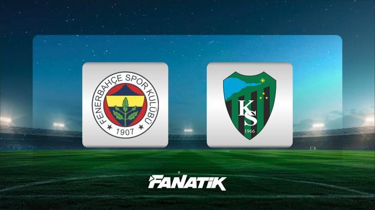 Fenerbahçe-Kocaelispor maçı ne zaman, hangi kanalda, saat kaçta? (Muhtemel 11'ler)