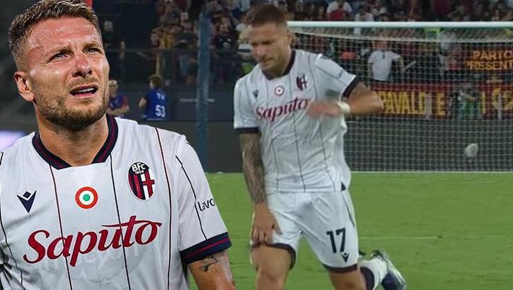 Immobile Bologna'daki ilk maçında kabus gördü! Yaşlı kurt sakatlandı, devam edemedi