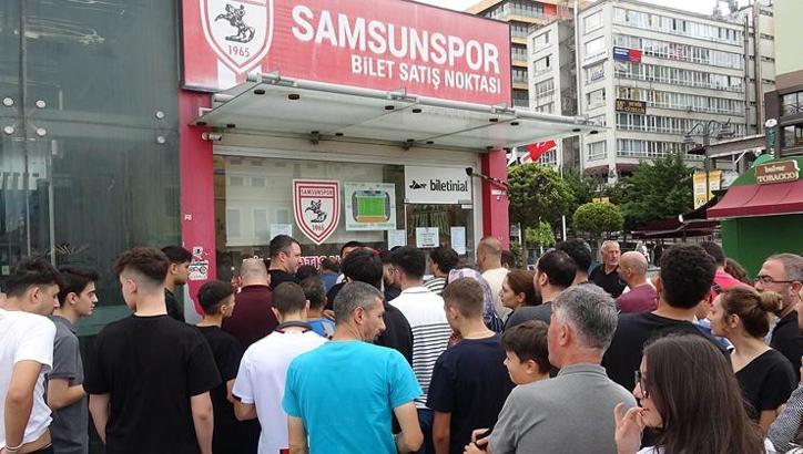 Samsunspor-Panathinaikos biletlerine yoğun ilgi