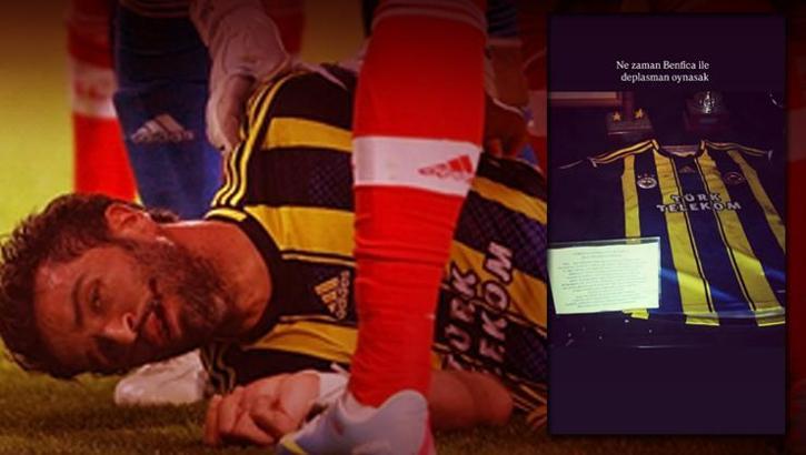 Benfica-Fenerbahçe maçı öncesinde Gökhan Gönül'ün eşinden duygusal paylaşım!