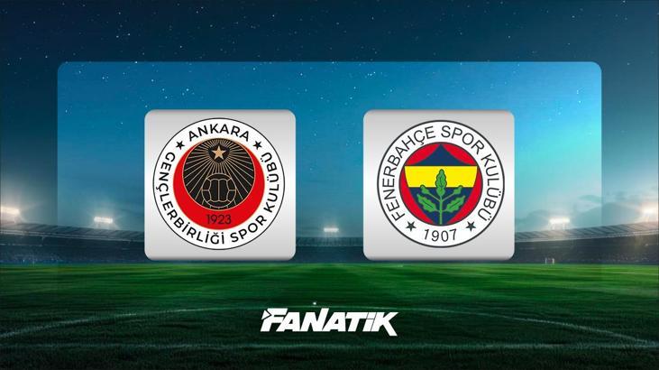 Gençlerbirliği - Fenerbahçe maçı ne zaman, saat kaçta hangi kanalda? (Muhtemel 11'ler)