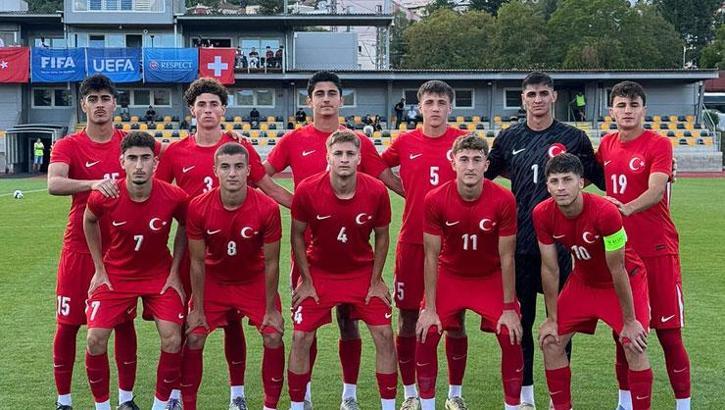 U-18 Milli Takım'ı İsviçre ile berabere kaldı