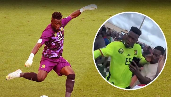Andre Onana Milli Takım'a gittiğine pişman oldu! Selfie isteyen taraftarı ittirdi, su şişesi atıldı