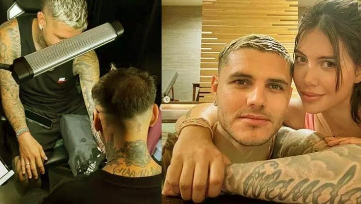 Mauro Icardi, Wanda Nara dövmesini kapattırdı: İşte yeni dövmesi