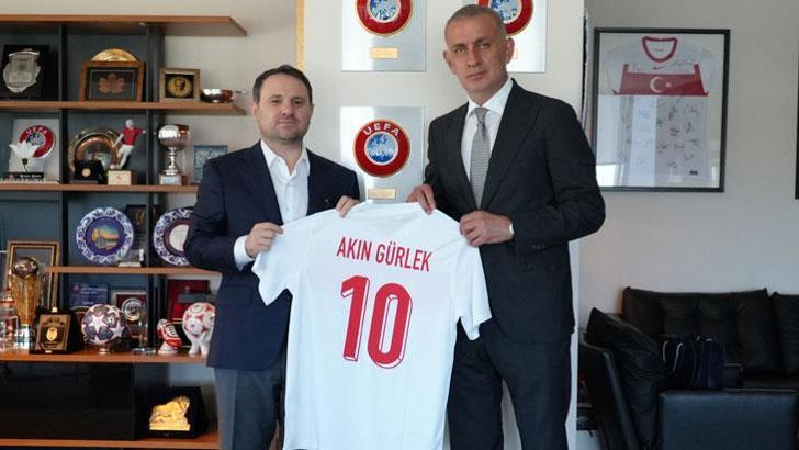 İstanbul Cumhuriyet Başsavcısı Akın Gürlek, TFF Başkanı Hacıosmanoğlu'nu ziyaret etti