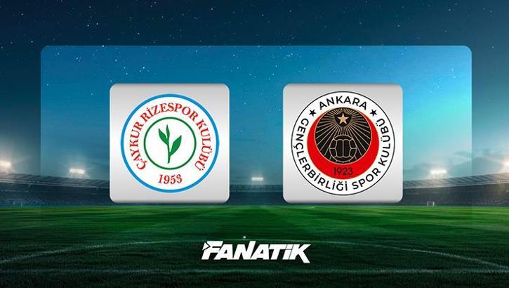 Rizespor - Gençlerbirliği maçı saat kaçta, hangi kanalda? Muhtemel 11'ler... (Süper Lig 5. Hafta)