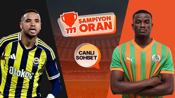 Fenerbahçe, erteleme maçında Alanyaspor'u ağırlıyor! Maçın heyecanı canlı sohbet ve Şampiyon Oranlar ile Misli'de