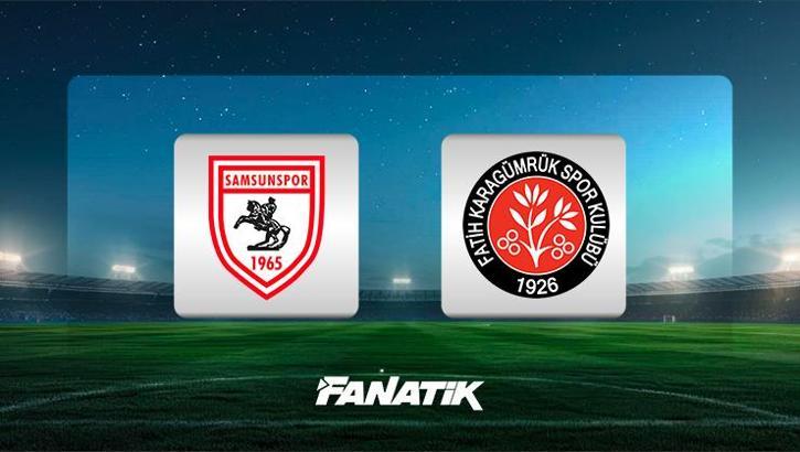 Samsunspor-Fatih Karagümrük maçı ne zaman, saat kaçta, hangi kanalda canlı yayınlanacak? (Muhtemler 11'ler)