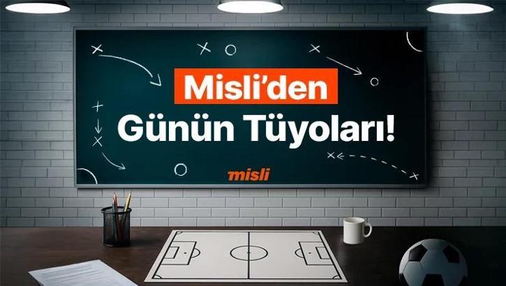 Fenerbahçe ilk yarıları kazanıyor! Wolfsburg’un Dortmund’a şansı tutmuyor… İşte Misli’den Günün Tüyoları!