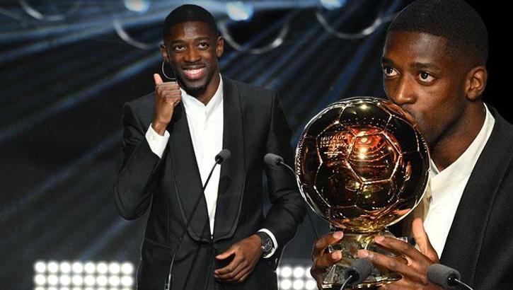 Ballon D'or ödülünün sahibi Dembele! Dünyanın en iyisi belli oldu