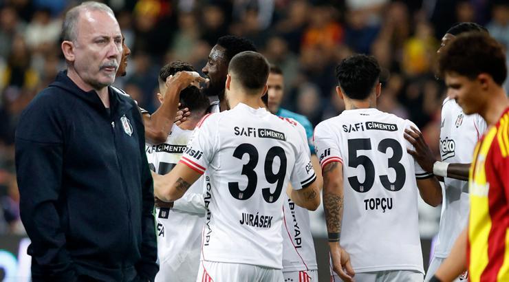 Beşiktaş'ta Sergen Yalçın yıldızlarla konuştu, goller sıralandı