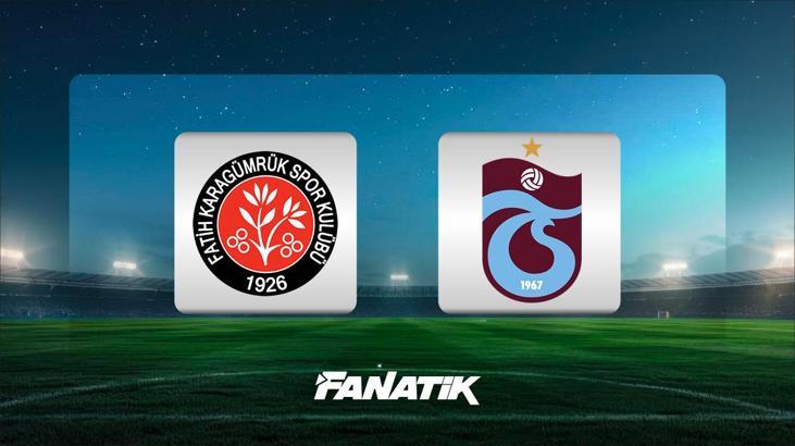 Fatih Karagümrük - Trabzonspor maçı ne zaman, saat kaçta ve hangi kanalda? (Muhtemel ilk 11'ler)
