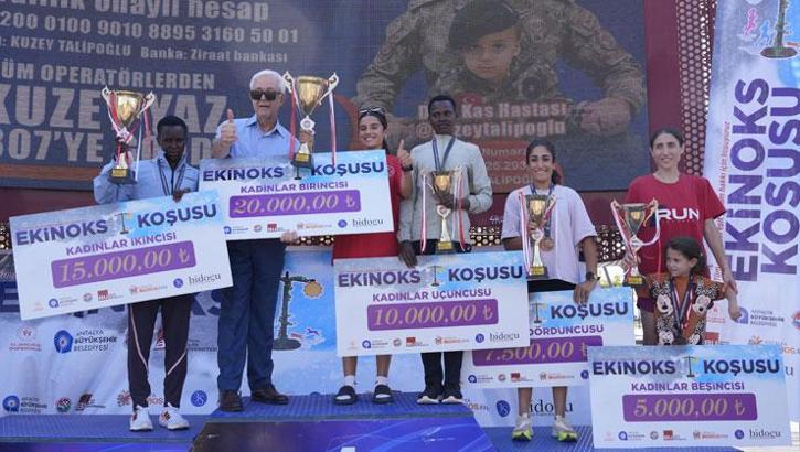 Yılın en anlamlı koşusu Antalya’da gerçekleşti