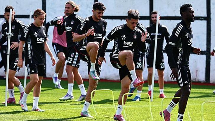 Beşiktaş'ta Galatasaray maçı hazırlıkları sürdü