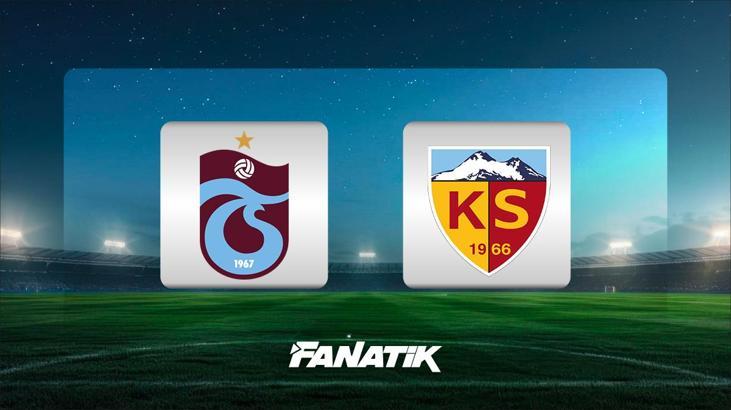 Trabzonspor - Kayserispor maçı ne zaman, saat kaçta, hangi kanalda? (Süper Lig 8. hafta maçı)