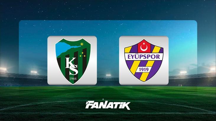 Kocaelispor-Eyüpspor maçı ne zaman, hangi kanalda, saat kaçta? (Muhtemel 11'ler)