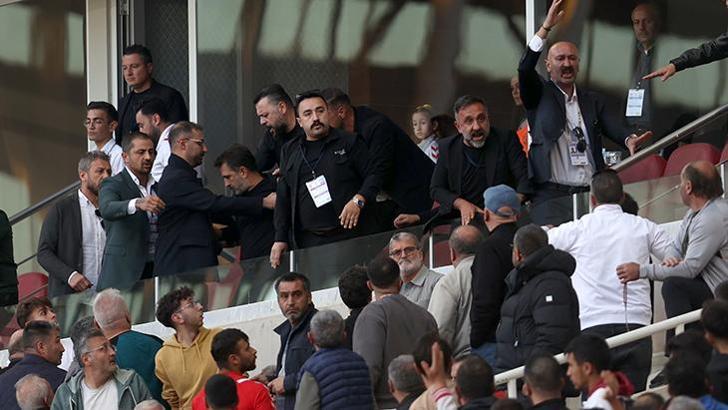 Sivasspor Başkanı Gökhan Karagöl taraftarla tartışma yaşadı!