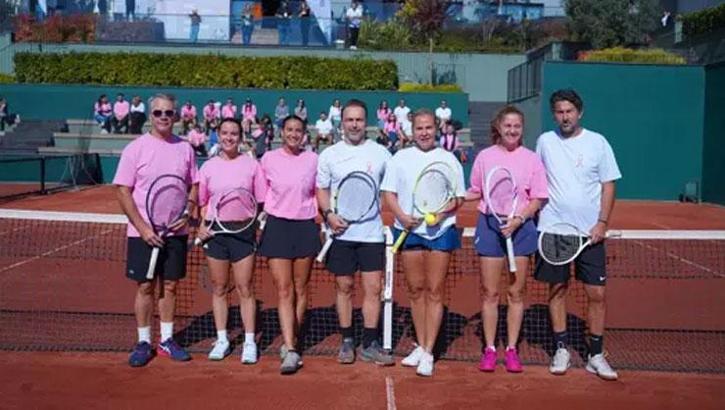 Tenis dünyasından anlamlı turnuva! 'Erken teşhis hayat kurtarır'