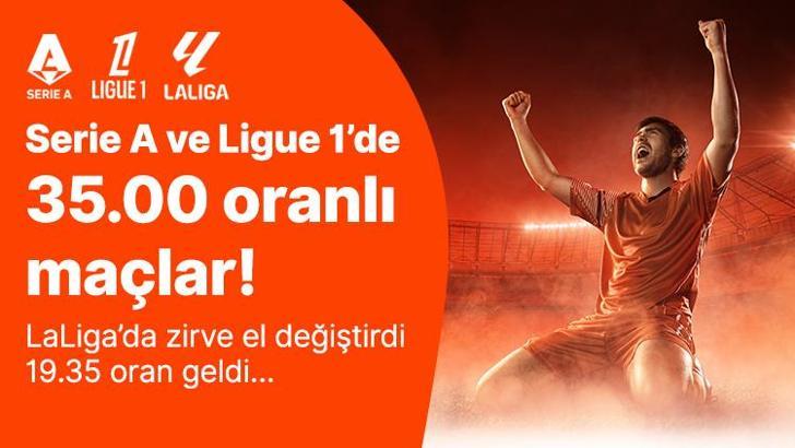 Haftanın sürprizleri LaLiga’dan geldi. İtalya’daki gol düellosu 35.00 oran getirdi! İşte geride bıraktığımız haftanın en yüksek oranları