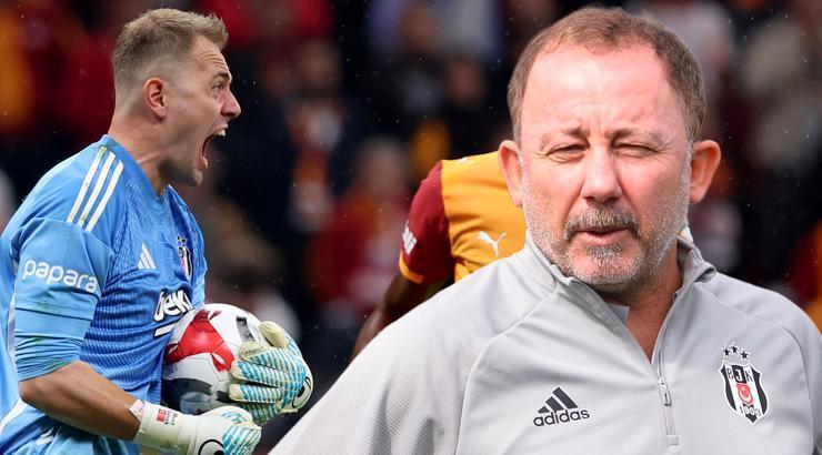 Beşiktaş'ta gözler Mert Günok'ta! Yediği goller sonrası teknik patron Sergen Yalçın...
